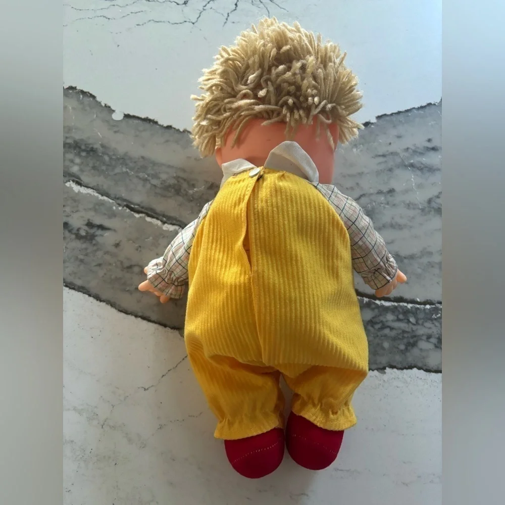 1980s Komfy Kids Astra Trading Yarn Hair Boy Plush Toy 15